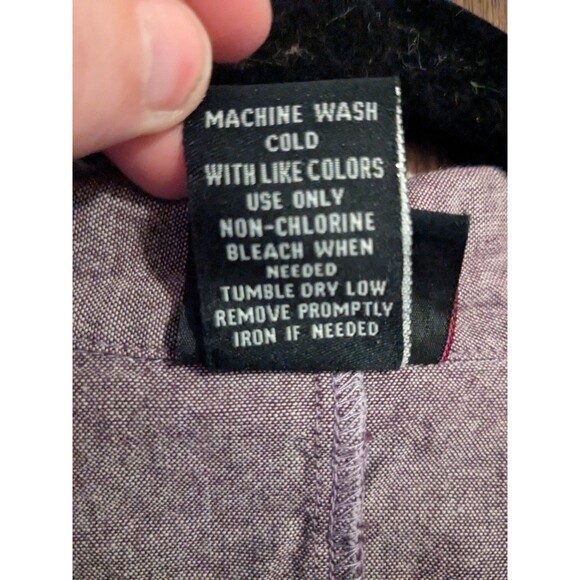 Vintage Torrid 2x Purple Button Up Crop Top - Picture 8 of 8